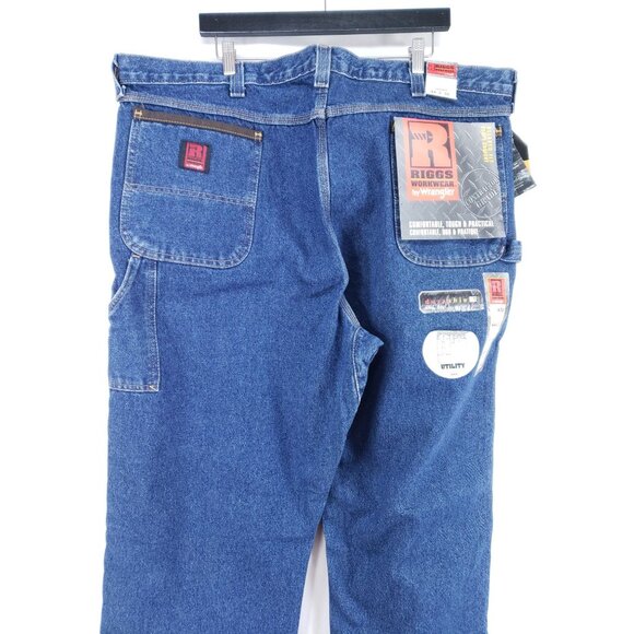 Wrangler Riggs Reinforced Knee Jeans Men's Size 44x33 Gusseted - Picture 3 of 9